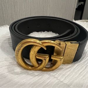 Authentic Reversible Gucci Belt (Brown & Black leather)